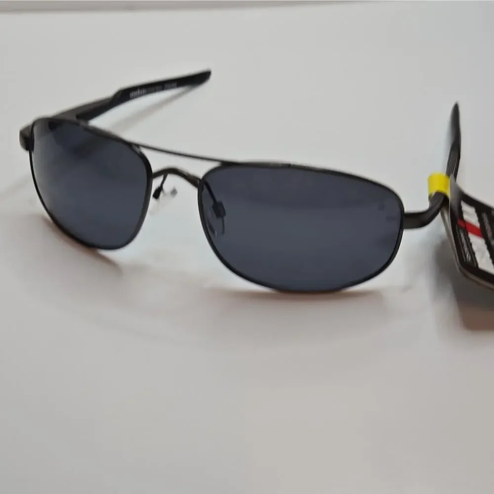 Foster Grant IRONMAN TRACKER POL Gunmetal Gray/Black POLARIZED Sunglasses 100%UV